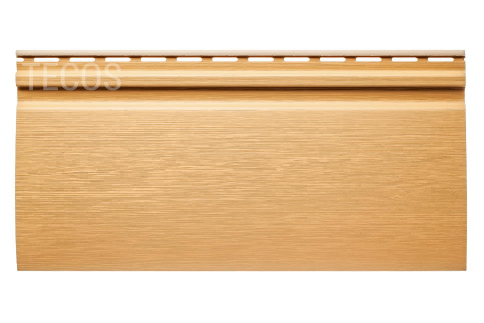 Сайдинг Текос Ardennes оцилиндрованный брус Кофе с молоком