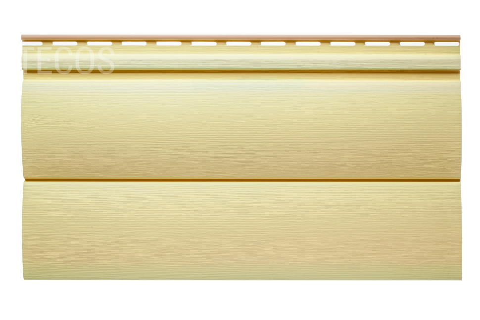 Сайдинг Текос Ardennes Блок-Хаус светло-желтый