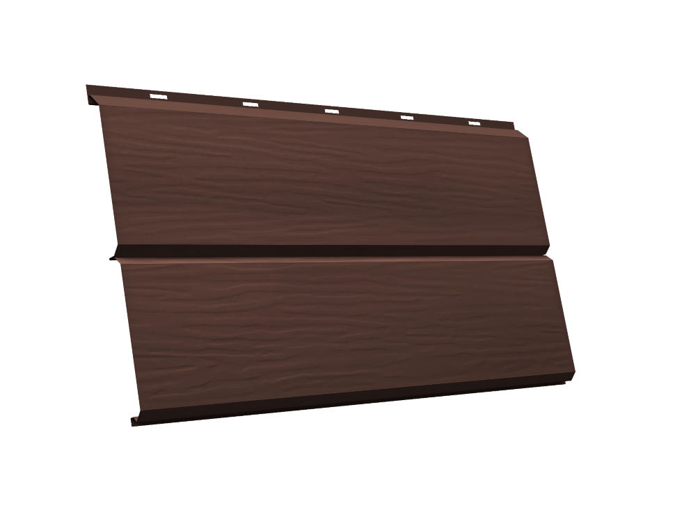 Металлический сайдинг ЭкоБрус 3D GrandLine Drap