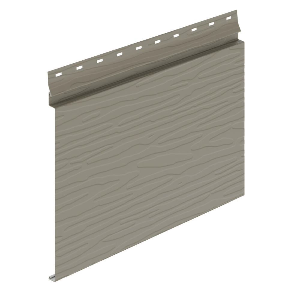 Металлический сайдинг Аквасистем Скандинавский брус Модерн широкий Алюминий PE Matt