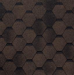 Гибкая черепица Tilercat Прима коричневый