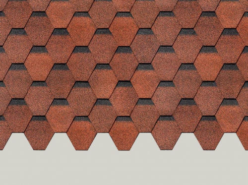 Мягкая кровля Docke Карат Красный