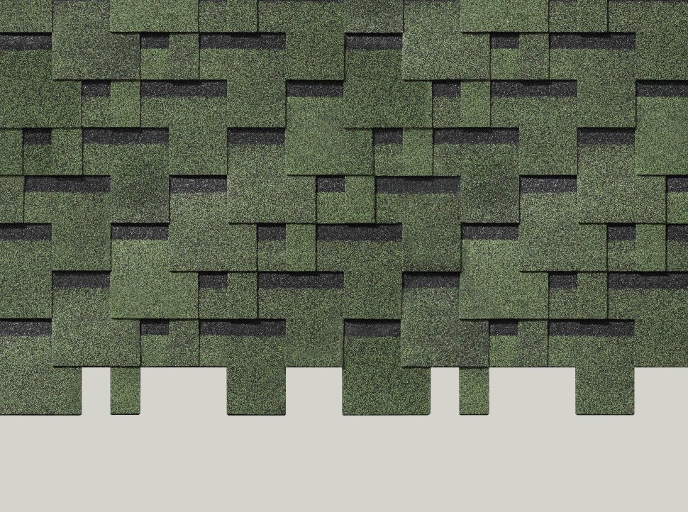 Мягкая кровля Docke Матрица Зеленый