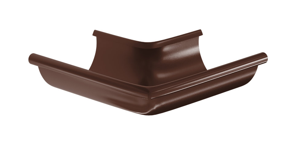 Угол желоба наружный 90 градусов Аквасистем Пурал