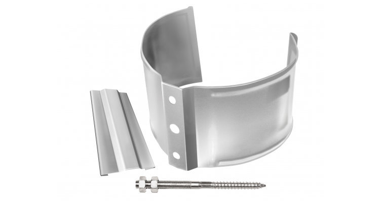 Кронштейн трубы на кирпич в комплекте Гранд Лайн Алюцинк