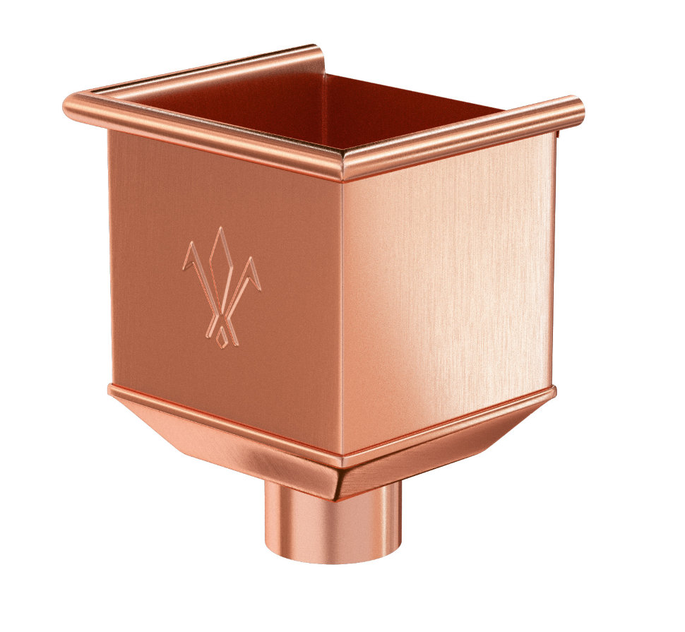 Воронка водосборная Аквасистем Медь