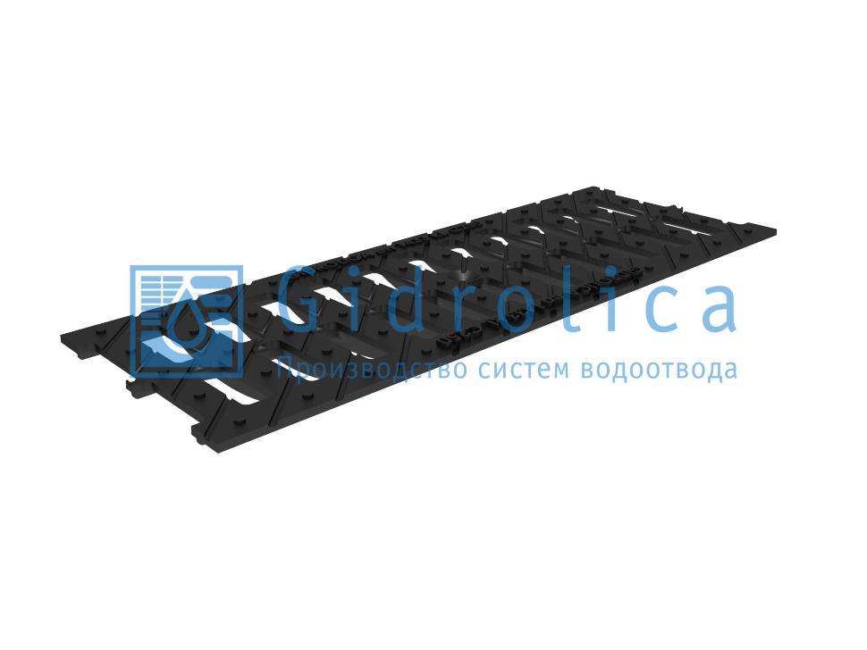 Решетка водоприемная Gidrolica Standart DN150 щелевая чугунная