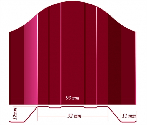Штакетник СНК Эконом 95 мм