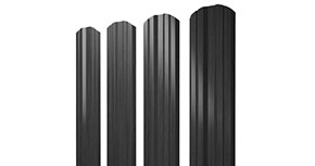 Штакетник GrandLine Twin Фигурный Полиэстер - double