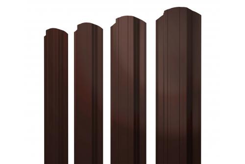 Штакетник GrandLine Прямоугольный Фигурный Полиэстер 0,45 мм