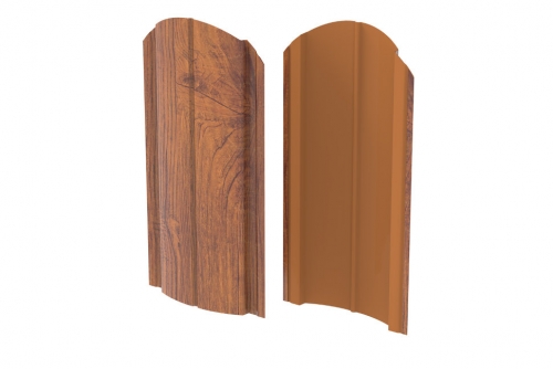 Евроштакетник LumiEste Royal Односторонний Орех