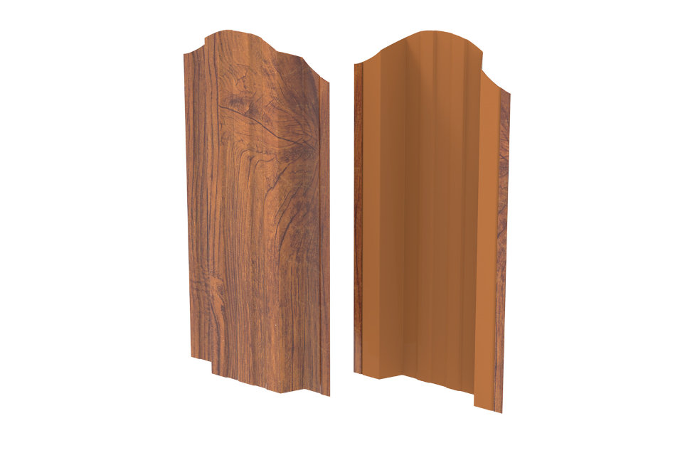 Евроштакетник LumiEste Prestige Односторонний Орех