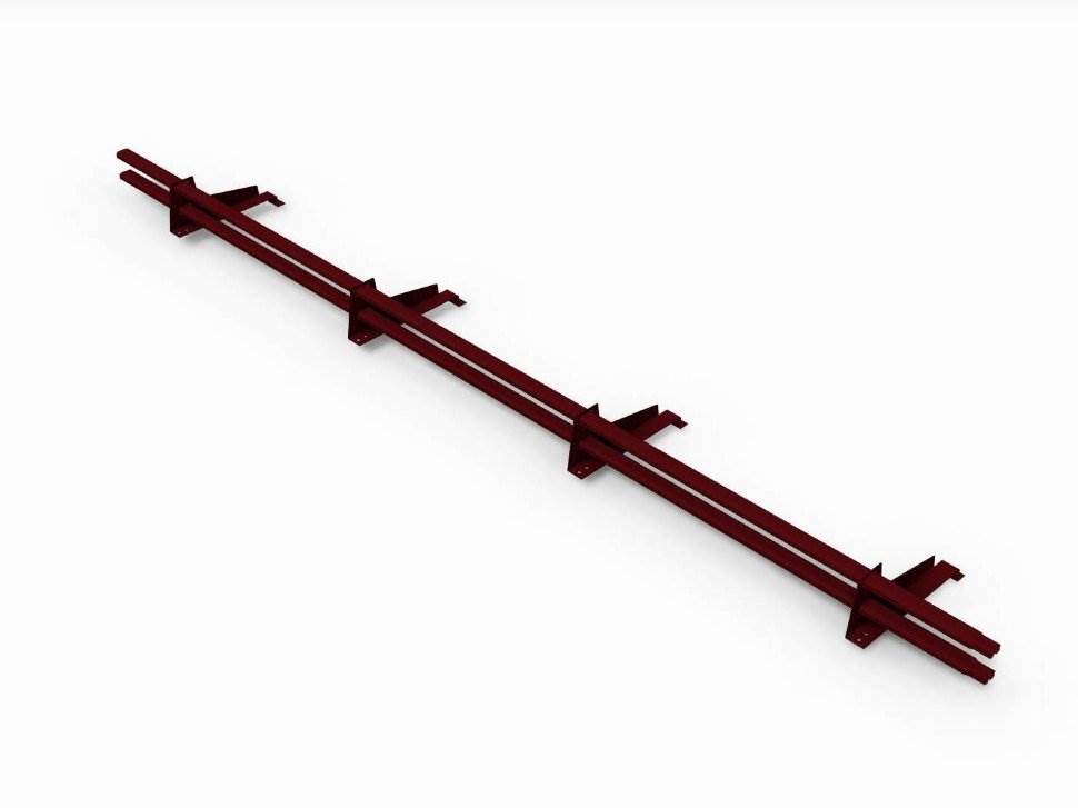 Снегозадержатель BORGE для металлочерепицы с высокой ступенькой