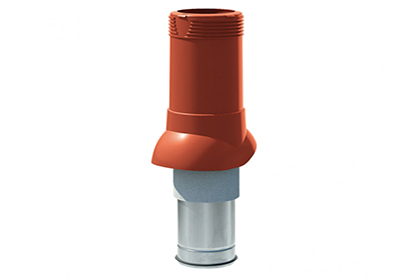 Вентиляционный выход изолированный D 125/160 ТЕХНОНИКОЛЬ красный