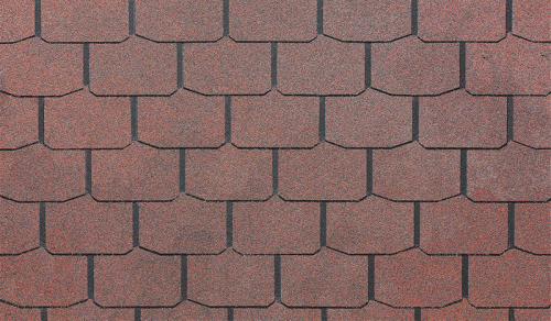 Мягкая кровля Docke Крона Красный