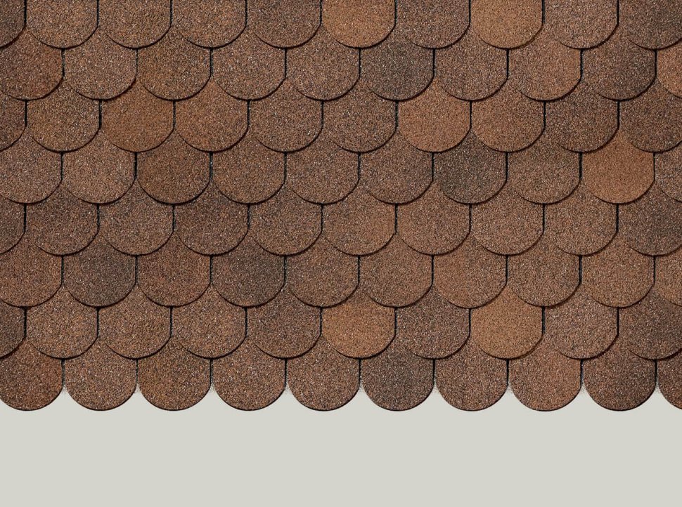 Мягкая кровля Docke Купол Коричневый