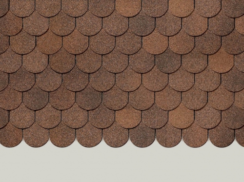 Мягкая кровля Docke Купол Коричневый