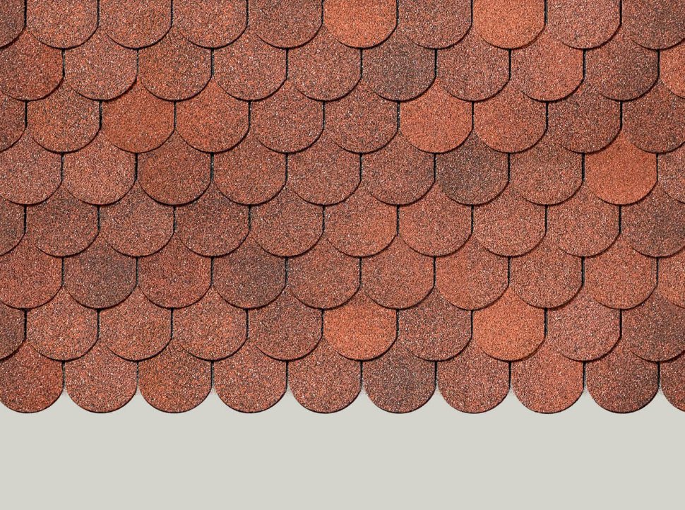 Мягкая кровля Docke Купол Красный