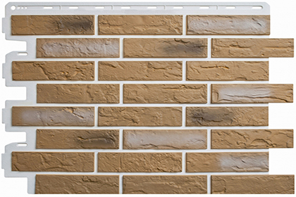 Фасадная панель Альта-Профиль Кирпич Рижский, 03, 800х590мм