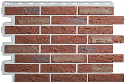 Фасадная панель Альта-Профиль Кирпич Рижский, 02, 800х590мм