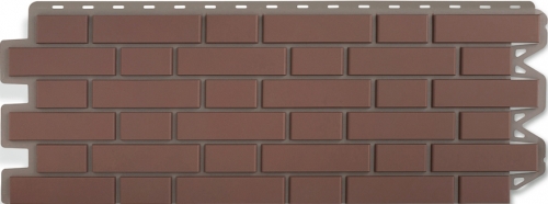 Фасадная панель Альта-Профиль Кирпич Клинкерный, Жжёный, 1220х440мм