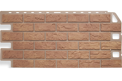 Фасадная панель Альта-Профиль Кирпич, Бежевый, 1130х470мм