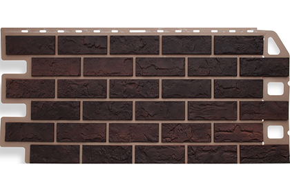 Фасадная панель Альта-Профиль Кирпич, Жжёный, 1130х470мм