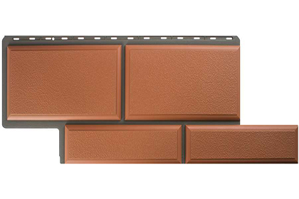 Панель Камень Флорентийский, Терракотовый, 1260х450мм