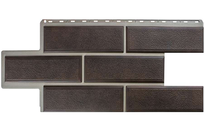 Панель Камень Венецианский, Коричневый, 1260х450мм