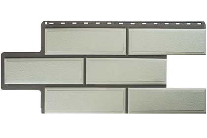 Панель Камень Венецианский, Белый, 1260х450мм