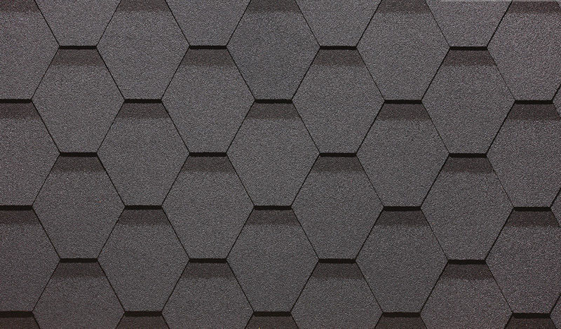 Мягкая кровля Docke Сота Серый