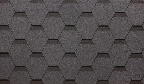 Мягкая кровля Docke Сота Серый