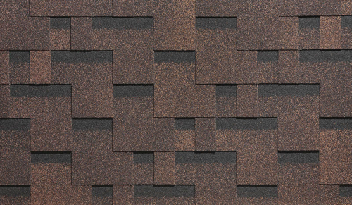 Мягкая кровля Docke Тетрис Коричневый