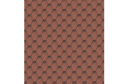 Гибкая черепица IKO Armourshield Tile red ultra