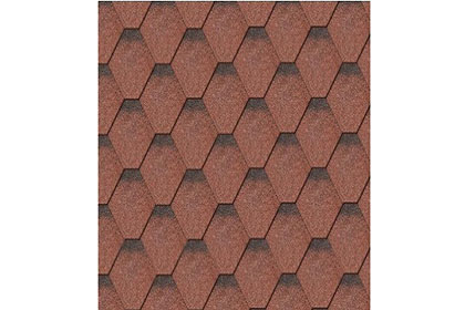 Гибкая черепица IKO Armourshield Flaming red