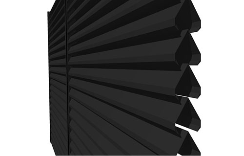 Секционный забор-жалюзи  "Дубль-80"  