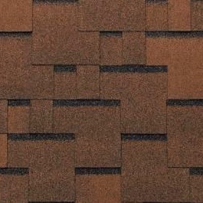 Черепица Тегола Top Shingle Футуро Коричневый