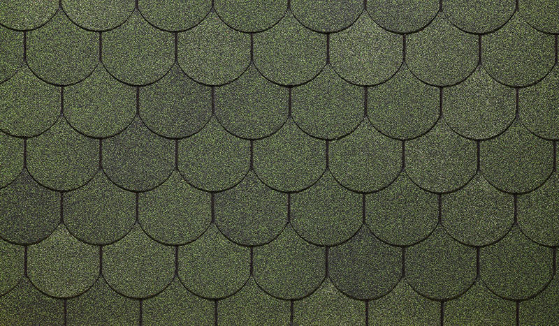 Мягкая кровля Docke Кольчуга Зеленый 