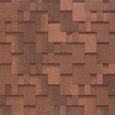 Черепица Тегола NOBIL TILE Акцент Красно-коричневый