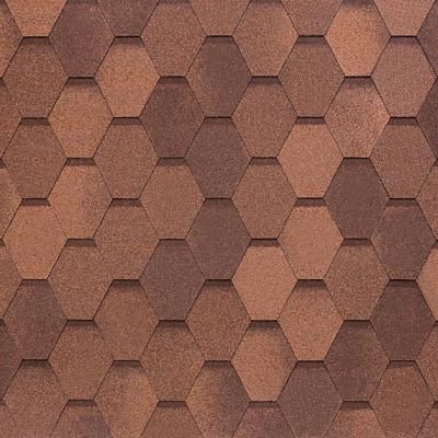 Черепица Тегола NOBIL TILE Вест Красно-коричневый