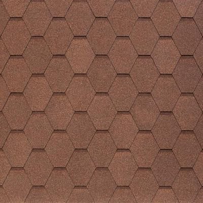 Черепица Тегола NOBIL TILE Вест Светло-коричневый