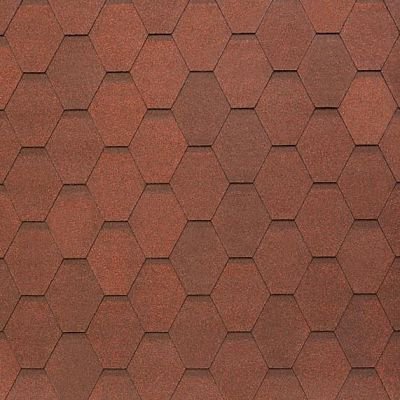 Черепица Тегола NOBIL TILE Вест Темно-красный