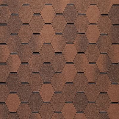 Черепица Тегола Нордлэнд Нордик Коричневый с отливом