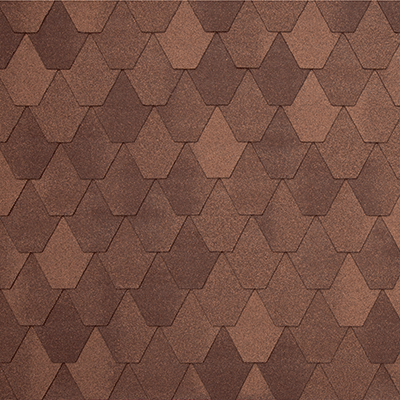 Черепица Тегола Нордлэнд Лемех Коричневый с отливом