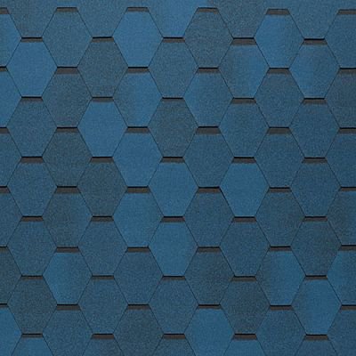 Черепица Тегола Нордлэнд Нордик Синий с отливом