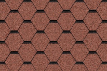 Мягкая кровля Икопал Плано Тема Кирпично-красный