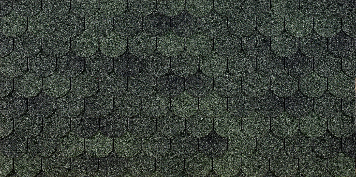 Мягкая кровля Docke Капля Зеленый