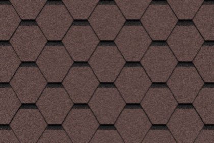 Мягкая кровля Икопал Плано Тема Коричневый