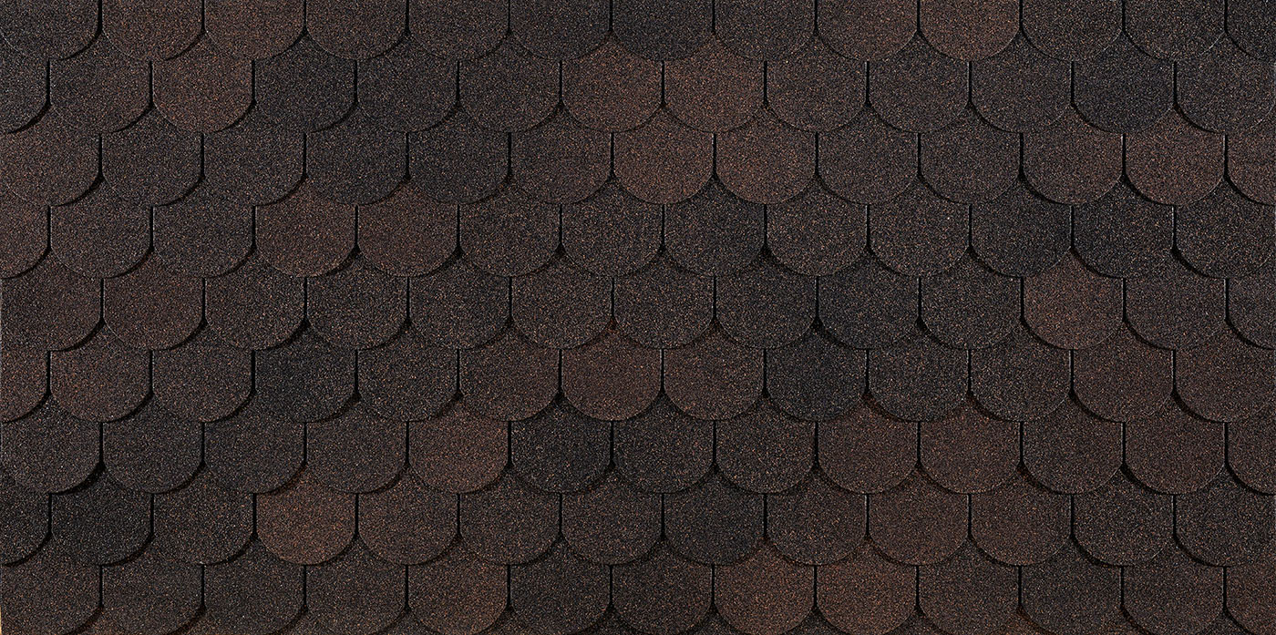 Мягкая кровля Docke Капля Коричневый