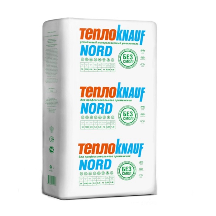 Утеплитель Knauf NORD плита 1230 х 610 х 50 мм 9,0 кв.м